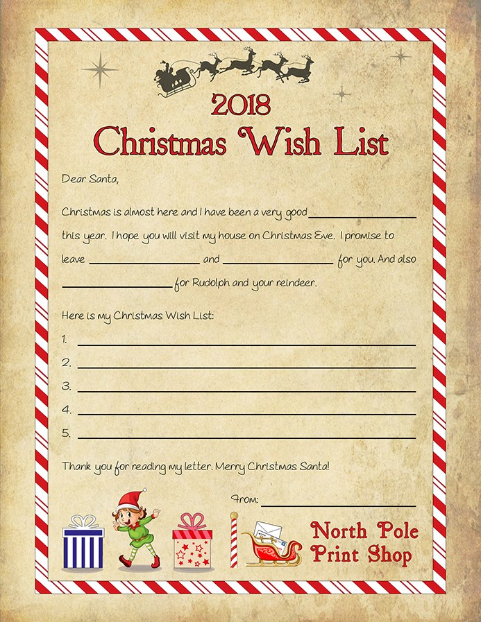 Christmas Wish List